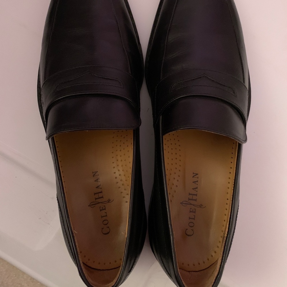 Black Cole Haan loafers - barely worn